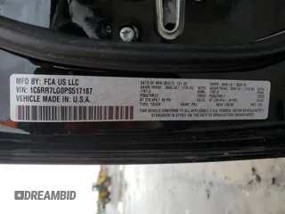 2023 Ram 1500 SLT z VIN 1C6RR7LG0PS517187, wystawiony jako Copart lot #49781655 z przebiegiem 47 774 mil mil oraz Nie do naprawy • Non repairable. Historia ofert i sprzedaży dostępna na DreamBid. Obrazek 13.