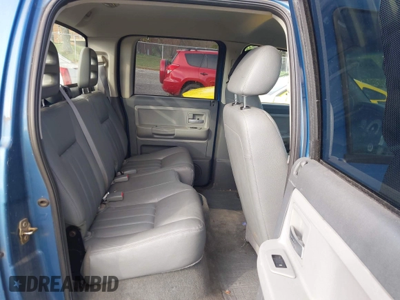 2006 Dodge Dakota Laramie with VIN 1D7HW58N26S524235, listed as a IAAI auction lot 41920951 with 161,689 mi miles and . Bid and sale history available at carsss.com. Image 8.