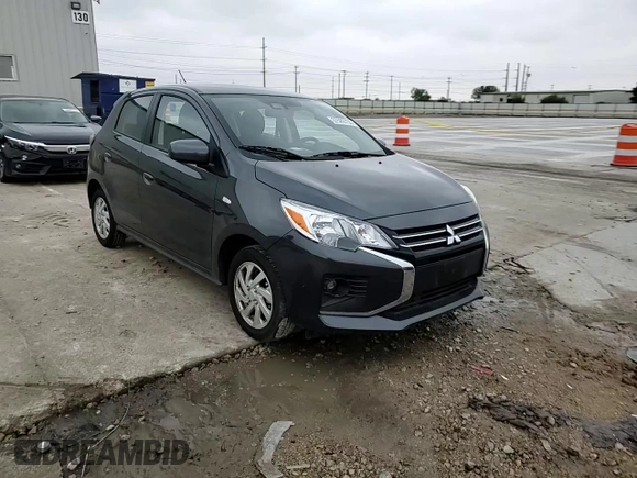 2024 Mitsubishi Mirage ES with VIN ML32AUHJ4RH013782, listed as a Copart auction lot 58069015 with 7,366 mi miles and Salvage title. Bid and sale history available at DreamBid. Image 14.