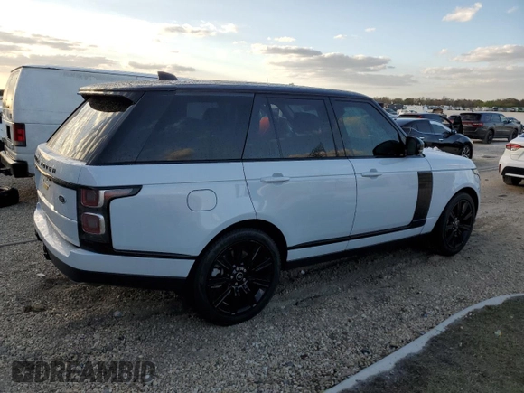 2021 Land Rover Range Rover with VIN SALGS4RY8MA447290, listed as a Copart auction lot 41995674 with 49,755 mi miles and . Bid and sale history available at DreamBid. Image 3.