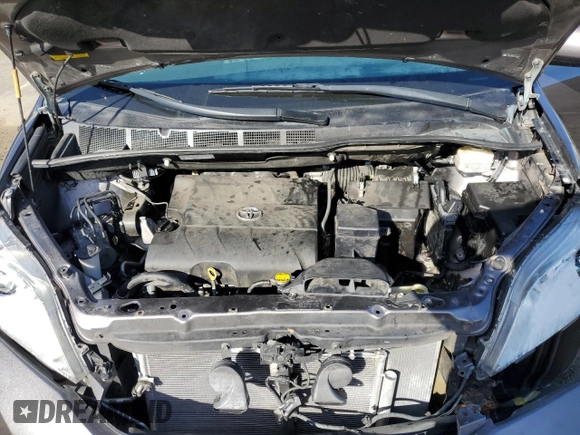 2013 Toyota Sienna LE AAS with VIN 5TDKK3DC0DS404489, listed as a Copart auction lot 56990105 with Not provided miles and Salvage title. Bid and sale history available at DreamBid. Image 12.