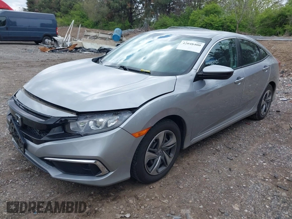 2019 Honda Civic LX with VIN 2HGFC2F61KH509233, listed as a IAAI auction lot 42048400 with 37,368 mi miles and . Bid and sale history available at DreamBid. Image 17.