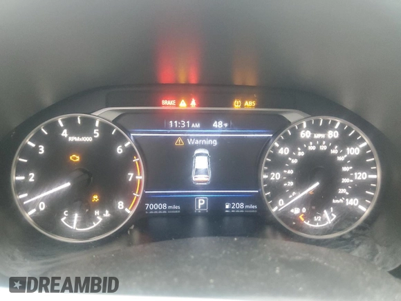 2020 Nissan Altima S z VIN 1N4BL4BV0LC137786, wystawiony jako Copart lot #56044315 z przebiegiem 70 008 mil mil oraz Szkoda całkowita • Salvage title. Historia ofert i sprzedaży dostępna na DreamBid. Obrazek 9.
