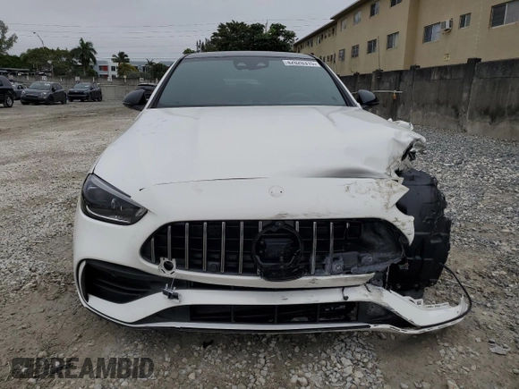 2024 Mercedes-Benz C 43 AMG z VIN W1KAF8HB8RR228611, wystawiony jako Copart lot #42020315 z przebiegiem 1 161 mil mil oraz Szkoda całkowita • Salvage title. Historia ofert i sprzedaży dostępna na DreamBid. Obrazek 5.