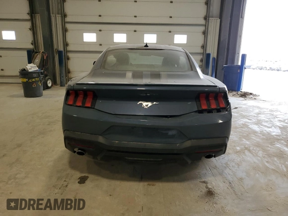 2024 Ford Mustang EcoBoost with VIN 1FA6P8TH6R5127413, listed as a Copart auction lot 49293395 with 14,569 mi miles and Salvage Title. Bid and sale history available at DreamBid. Image 6.