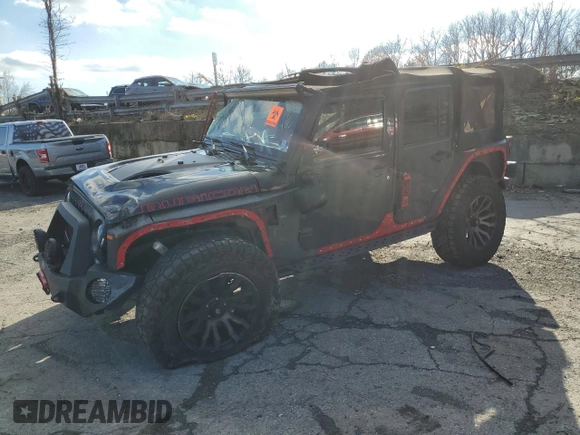 2017 Jeep Wrangler Unlimited Rubicon Recon с VIN 1C4BJWFG8HL611160, выставлен на аукционе Copart как лот 45575665 с пробегом Не указан миль и На запчасти • Non repairable. История ставок и продаж доступна на DreamBid. Изображение 1.