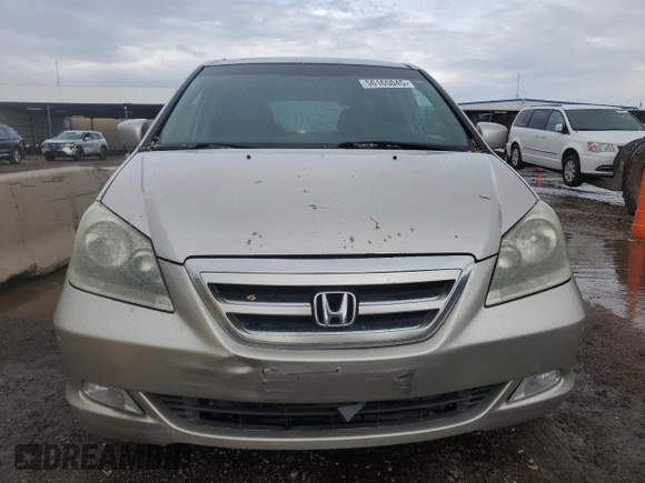 2007 Honda Odyssey Touring with VIN 5FNRL38837B047156, listed as a Copart auction lot 56165045 with 241,614 mi miles and Clean Title. Bid and sale history available at DreamBid. Image 5.