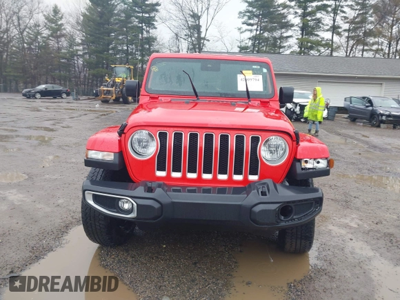 2020 Jeep Wrangler Unlimited Sahara with VIN 1C4HJXEN3LW232316, listed as a IAAI auction lot 42009794 with 35,535 mi miles. Bid and sale history available at carsss.com. Image 13.