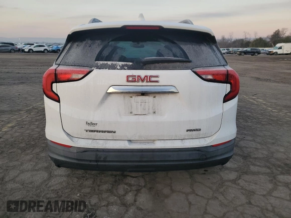 2019 GMC Terrain SLE with VIN 3GKALTEV9KL195267, listed as a Copart auction lot 86760624 with 60,331 mi miles and Salvage title. Bid and sale history available at DreamBid. Image 6.