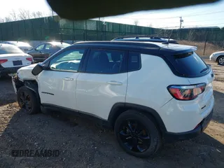 2020 Jeep Compass Latitude with VIN 3C4NJDBB9LT139639, listed as a IAAI auction lot 41695315 with 64,927 mi miles and . Bid and sale history available at DreamBid. Image 3.