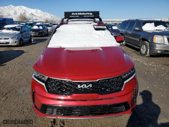 2023 Kia Sorento Hybrid EX with VIN KNDRHDLG6P5199973, listed as a Copart auction lot 49423785 with 47,731 mi miles and Salvage Title. Bid and sale history available at carsss.com. Image 5.