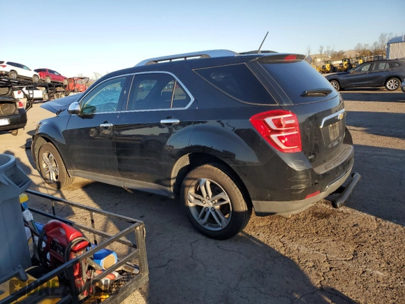 2016 Chevrolet Equinox LTZ with VIN 2GNFLGEKXG6160271, listed as a Copart auction lot 50046845 with 116,138 mi miles and Salvage Title. Bid and sale history available at carsss.com. Image 2.