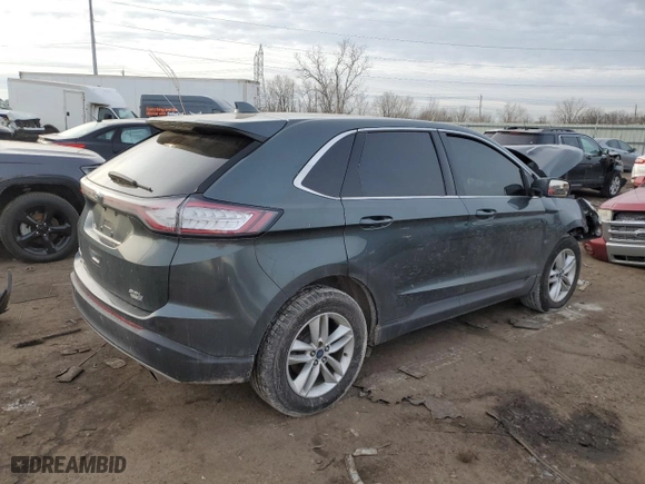 2015 Ford Edge SEL with VIN 2FMTK4J92FBC38673, listed as a Copart auction lot 44135445 with 89,855 mi miles and Salvage Title. Bid and sale history available at carsss.com. Image 3.