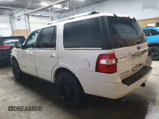 2017 Ford Expedition Platinum with VIN 1FMJU1MT9HEA42468, listed as a Copart auction lot 85666634 with 98,512 mi miles and Clean title. Bid and sale history available at DreamBid. Image 2.