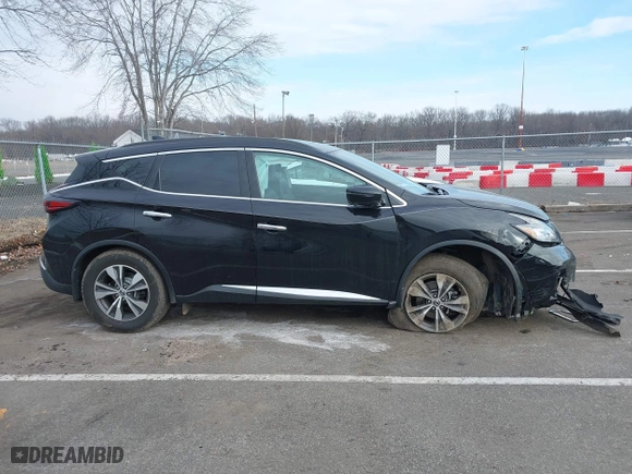 2020 Nissan Murano SV with VIN 5N1AZ2BSXLN158000, listed as a IAAI auction lot 41290253 with 80,239 mi miles. Bid and sale history available at carsss.com. Image 12.