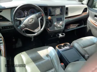 2015 Toyota Sienna XLE with VIN 5TDYK3DC5FS630556, listed as a Copart auction lot 54019705 with 183,421 mi miles and Salvage Title. Bid and sale history available at DreamBid. Image 8.