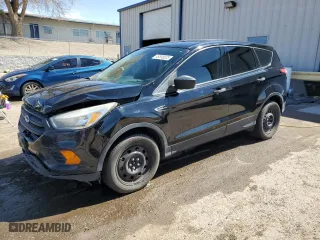 2017 Ford Escape S with VIN 1FMCU0F76HUE09397, listed as a Copart auction lot 49598525 with 135,899 mi miles and Salvage Title. Bid and sale history available at carsss.com. Image 1.