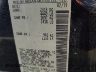2019 Nissan Altima SL with VIN 1N4BL4EW5KC199137, listed as a Copart auction lot 41741465 with Not Provided miles and Salvage Title. Bid and sale history available at carsss.com. Image 12.