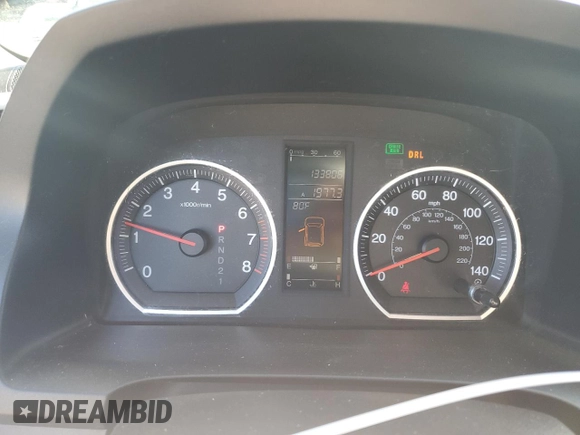 2007 Honda CR-V EX-L with VIN JHLRE48787C037889, listed as a Copart auction lot 52907535 with 133,806 mi miles and Salvage Title. Bid and sale history available at carsss.com. Image 9.