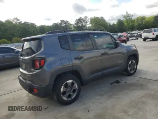 2017 Jeep Renegade Sport with VIN ZACCJAAB4HPF58195, listed as a Copart auction lot 52794245 with 94,194 mi miles and Salvage title. Bid and sale history available at DreamBid. Image 3.