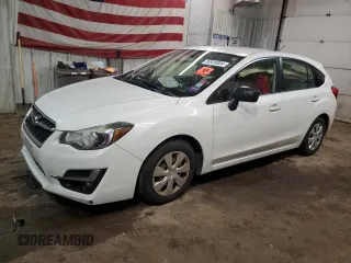 2015 Subaru Impreza 2.0i z VIN JF1GPAA63FG202825, wystawiony jako Copart lot #84930804 z przebiegiem 136 477 mil mil oraz Szkoda całkowita • Salvage title. Historia ofert i sprzedaży dostępna na DreamBid. Obrazek 1.