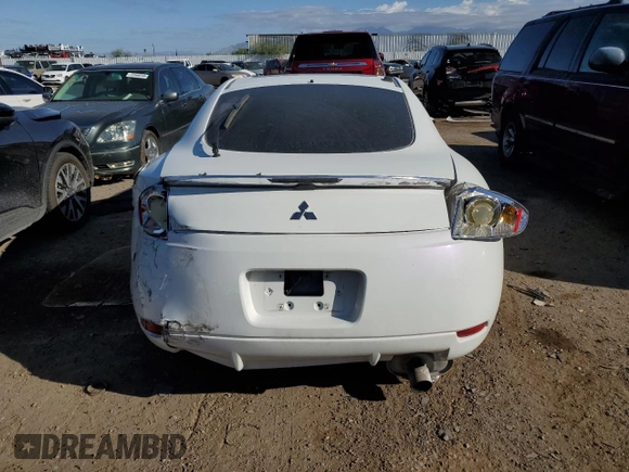 2008 Mitsubishi Eclipse GS with VIN 4A3AK24F08E002318, listed as a Copart auction lot 72438314 with 171,399 mi miles and Salvage Title. Bid and sale history available at carsss.com. Image 6.