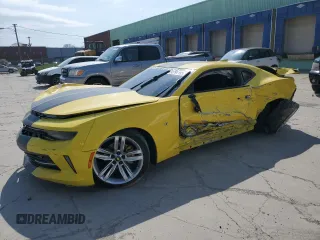 2018 Chevrolet Camaro 2LT with VIN 1G1FD1RS9J0133844, listed as a Copart auction lot 53791155 with 72,856 mi miles and Clean Title. Bid and sale history available at carsss.com. Image 1.