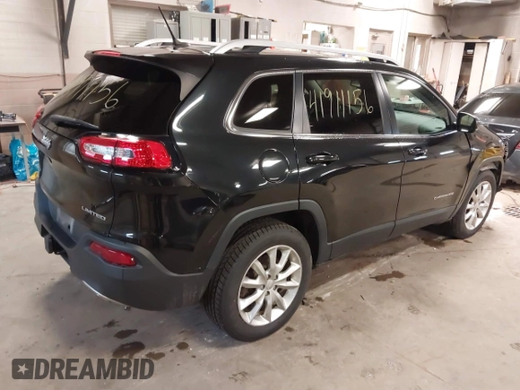 2014 Jeep Cherokee Limited with VIN 1C4PJMDS2EW202518, listed as a IAAI auction lot 41911156 with 119,533 mi miles. Bid and sale history available at carsss.com. Image 4.
