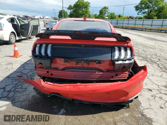 2021 Ford Mustang GT z VIN 1FA6P8CF8M5107039, wystawiony jako Copart lot #56336905 z przebiegiem 84 752 mil mil oraz Szkoda całkowita • Salvage title. Historia ofert i sprzedaży dostępna na DreamBid. Obrazek 6.