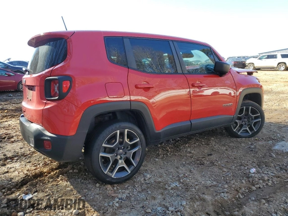 2021 Jeep Renegade Sport с VIN ZACNJDAB6MPM22488, выставлен на аукционе Copart как лот 88940895 с пробегом 49 619 миль миль и Списание • Salvage title. История ставок и продаж доступна на DreamBid. Изображение 3.