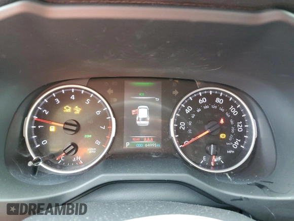 2021 Toyota RAV4 XLE Premium with VIN 2T3C1RFV9MC109917, listed as a Copart auction lot 58594335 with 64,995 mi miles and Salvage title. Bid and sale history available at DreamBid. Image 9.