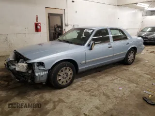 2006 Mercury Grand Marquis GS with VIN 2MEFM74VX6X651433, listed as a Copart auction lot 48638095 with Not Provided miles and Salvage Title. Bid and sale history available at DreamBid. Image 1.