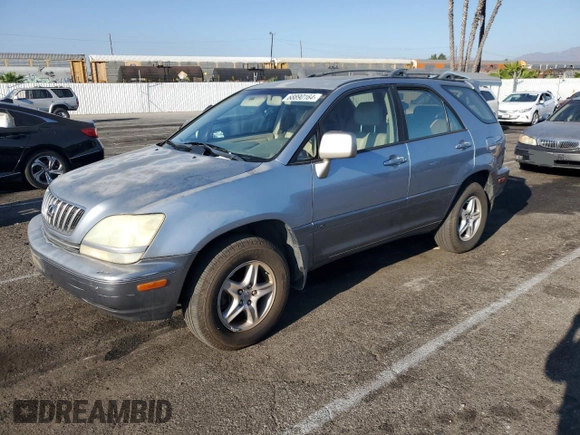 2003 Lexus RX 300 with VIN JTJGF10U730159797, listed as a Copart auction lot 68890164 with 105,797 mi miles and Salvage Title. Bid and sale history available at carsss.com. Image 1.