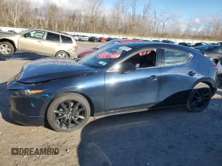 2019 Mazda Mazda3 Hatchback w/Premium Pkg with VIN JM1BPANM4K1131127, listed as a Copart auction lot 80330334 with 62,447 mi miles and Salvage Title. Bid and sale history available at carsss.com. Image 1.