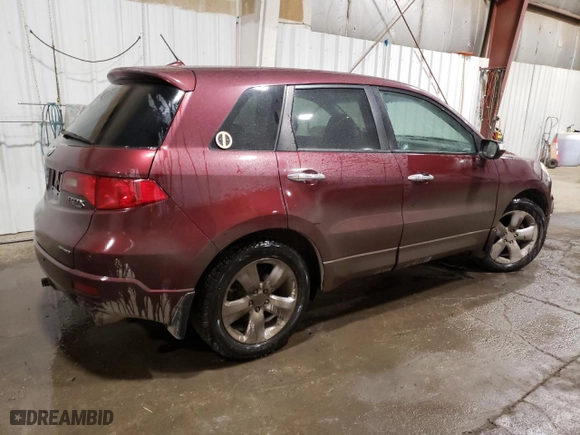 2009 Acura RDX Tech Pkg with VIN 5J8TB185X9A006006, listed as a Copart auction lot 48622895 with 134,508 mi miles and Clean Title. Bid and sale history available at carsss.com. Image 3.