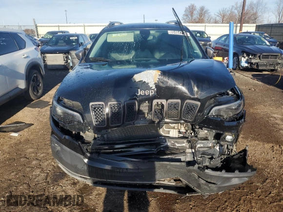 2019 Jeep Cherokee Trailhawk Elite with VIN 1C4PJMBX7KD418077, listed as a Copart auction lot 80484734 with 72,195 mi miles and Clean Title. Bid and sale history available at carsss.com. Image 5.