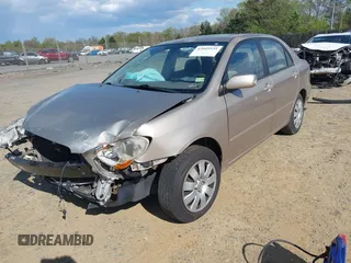 2004 Toyota Corolla CE with VIN 2T1BR38EX4C214778, listed as a IAAI auction lot 42045935 with 123,756 mi miles. Bid and sale history available at carsss.com. Image 2.