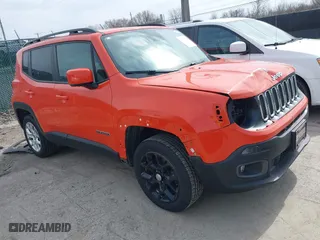 2017 Jeep Renegade Altitude with VIN ZACCJBBB5HPG34172, listed as a IAAI auction lot 41790112 with 92,148 mi miles. Bid and sale history available at carsss.com. Image 1.