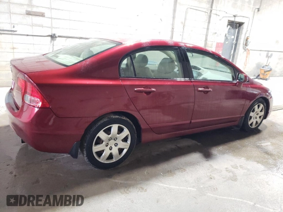 2008 Honda Civic LX z VIN 1HGFA16538L035336, wystawiony jako Copart lot #55792745 z przebiegiem 249 913 mil mil oraz Czysty tytuł • Clean title. Historia ofert i sprzedaży dostępna na DreamBid. Obrazek 3.