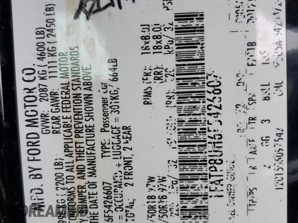 2015 Ford Mustang EcoBoost Premium z VIN 1FATP8UH6F5426607, wystawiony jako Copart lot #53532705 z przebiegiem 124 480 mil mil oraz Szkoda całkowita • Salvage title. Historia ofert i sprzedaży dostępna na DreamBid. Obrazek 12.