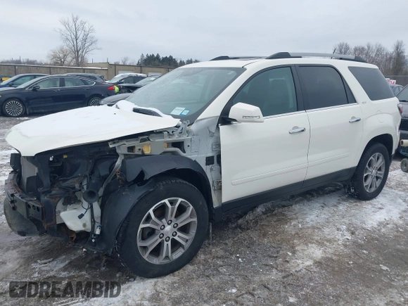 2015 GMC Acadia SLT with VIN 1GKKVRKD4FJ249858, listed as a IAAI auction lot 41678684 with 107,723 mi miles. Bid and sale history available at carsss.com. Image 2.