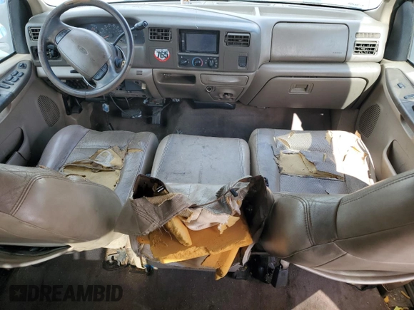 2001 Ford Super Duty F-250 XL with VIN 1FTNW20F71EC94635, listed as a Copart auction lot 82051794 with 310,586 mi miles and Salvage Title. Bid and sale history available at carsss.com. Image 8.