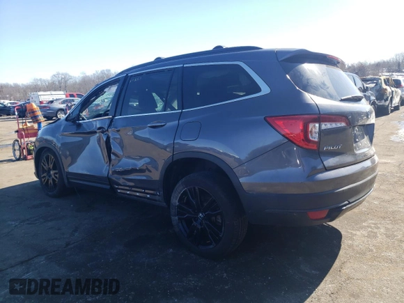 2022 Honda Pilot Special Edition with VIN 5FNYF6H27NB012066, listed as a Copart auction lot 46342685 with 43,511 mi miles and Non Repairable. Bid and sale history available at carsss.com. Image 2.