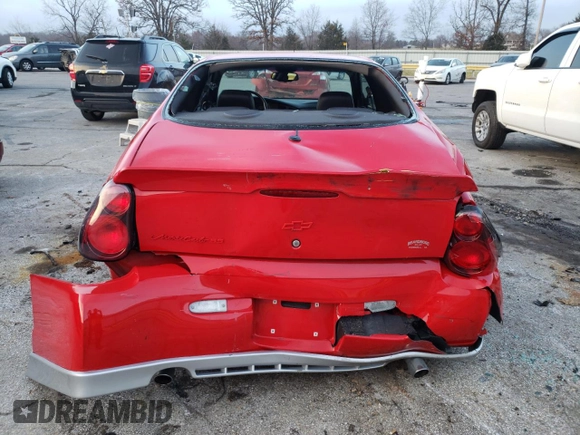 2002 Chevrolet Monte Carlo SS with VIN 2G1WX15K929335538, listed as a Copart auction lot 37549594 with 61,286 mi miles and Salvage Title. Bid and sale history available at carsss.com. Image 6.