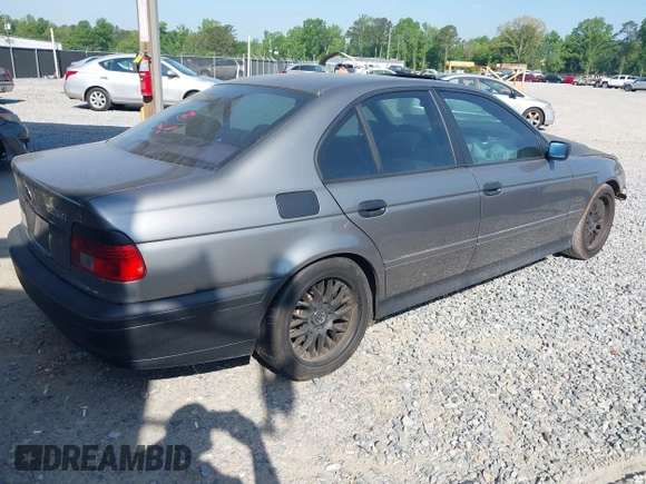 2003 BMW 5 Series 530iA with VIN WBADT63453CK29705, listed as a IAAI auction lot 42079745 with 1 mi miles. Bid and sale history available at carsss.com. Image 4.