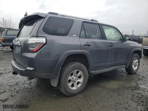 2019 Toyota 4Runner SR5 with VIN JTEBU5JR0K5614099, listed as a Copart auction lot 48896605 with 106,919 mi miles and Salvage Title. Bid and sale history available at carsss.com. Image 3.