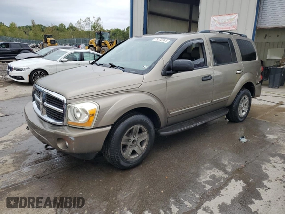 2004 Dodge Durango Limited z VIN 1D4HD58N94F136167, wystawiony jako Copart lot #73172244 z przebiegiem 221 141 mil mil oraz Szkoda całkowita • Salvage title. Historia ofert i sprzedaży dostępna na DreamBid. Obrazek 1.