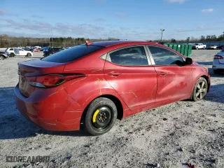 2014 Hyundai Elantra SE with VIN KMHDH4AEXEU048290, listed as a Copart auction lot 44737735 with 129,914 mi miles and Salvage Title. Bid and sale history available at carsss.com. Image 3.