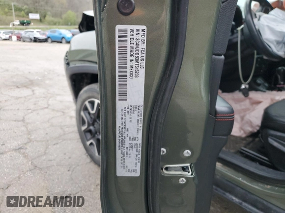 2021 Jeep Compass Trailhawk with VIN 3C4NJDDB3MT515203, listed as a Copart auction lot 52522695 with 78,313 mi miles and Salvage title. Bid and sale history available at DreamBid. Image 14.