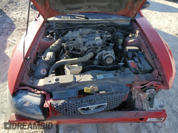 2004 Ford Mustang Deluxe with VIN 1FAFP444X4F126207, listed as a Copart auction lot 85910694 with 130,524 mi miles and Salvage Title. Bid and sale history available at carsss.com. Image 11.